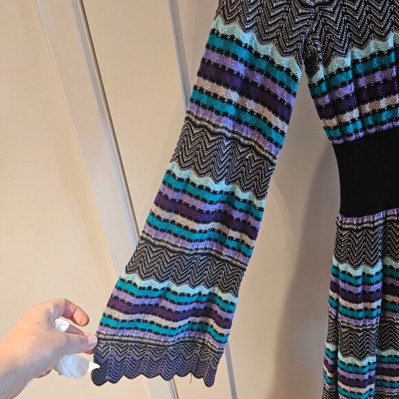 INC International Concepts Missoni-inspired Knit Dress - Size L - Picture 3 of 6